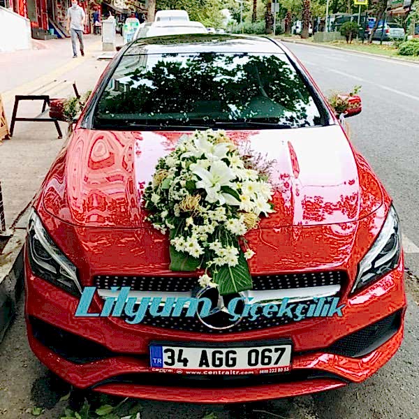 Mercedes cla Samsun gelin Arabası süsleme Resim 1
